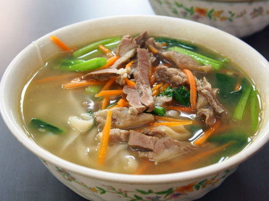 Recette de soupe aux nouilles chinoises